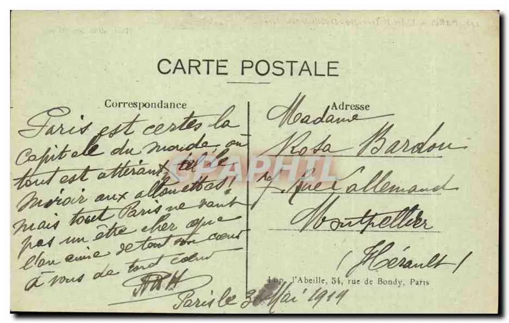Paris — O Arco do Triunfo - Detalhes da Escultura — n° 132 - Verso