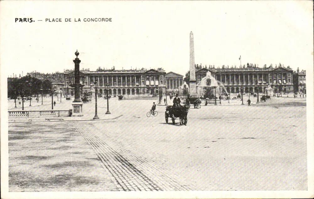 Paris — Place de la Concorde — unbekannter Verleger - Vorderseite