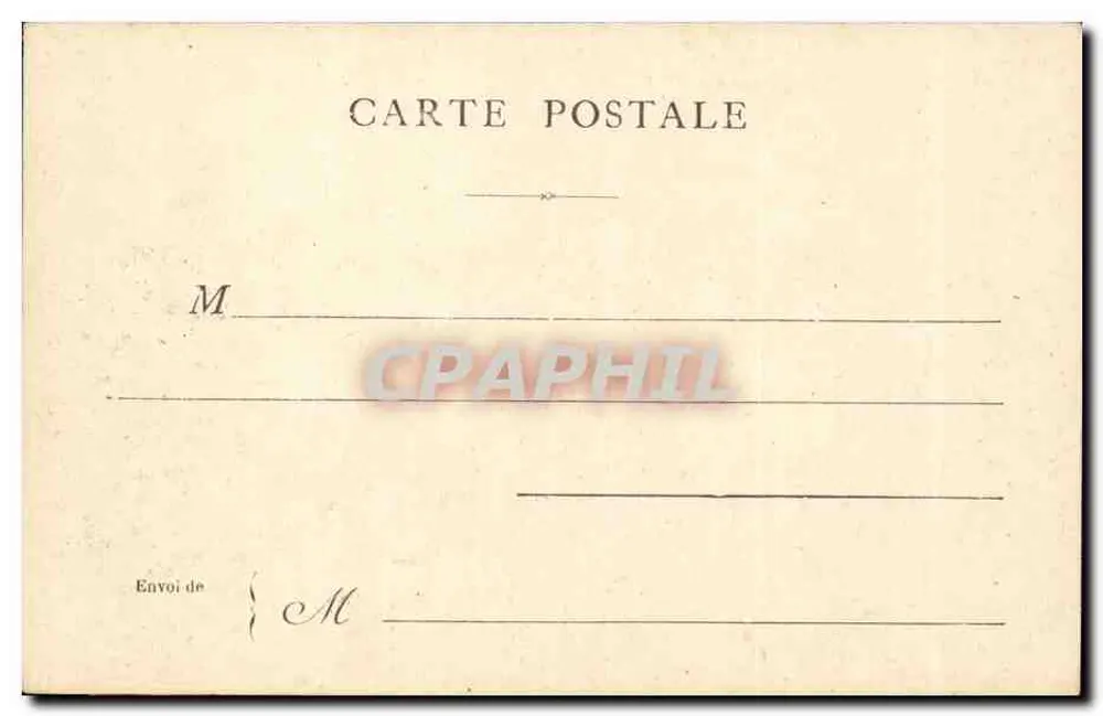 Paris — Place de la Concorde — unbekannter Verleger - Rückseite