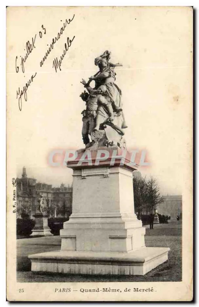 Paris — Quand-Même, de Mercié — B. F. Paris, n°25 - Frente