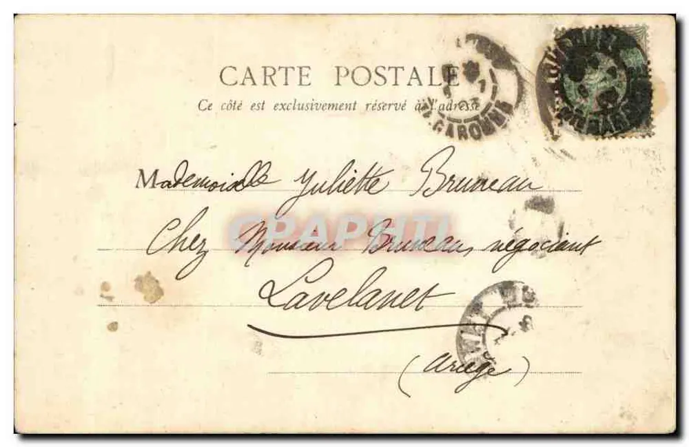 Paris — Quand-Même, de Mercié — B. F. Paris, n°25 - Verso