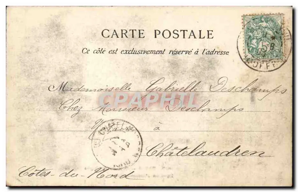 Paris — Bois de Boulogne — Pavillon d'Armenonville - Rückseite