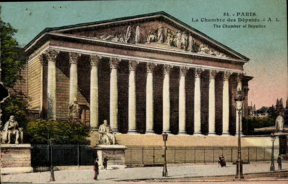 Paris - A Câmara dos Deputados — A. L. Edições Artísticas - Frente