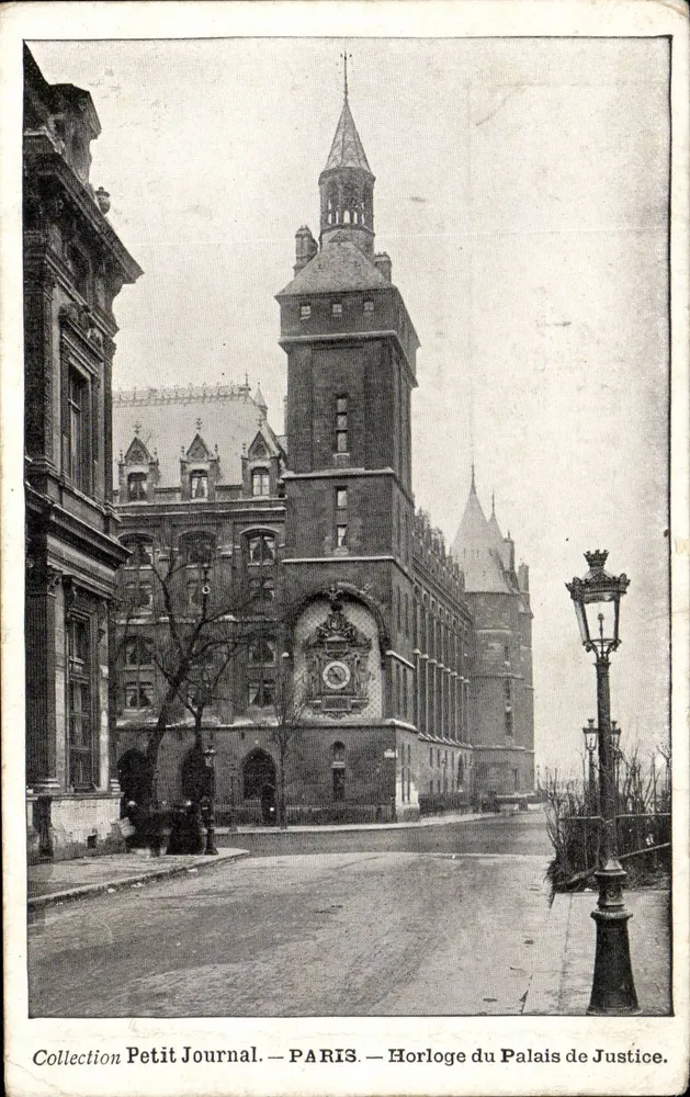 Uhr des Palais de Justice — Paris — Sammlung Petit Journal - Vorderseite