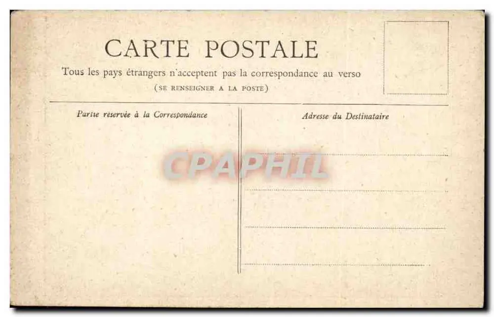 Uhr des Palais de Justice — Paris — Sammlung Petit Journal - Rückseite