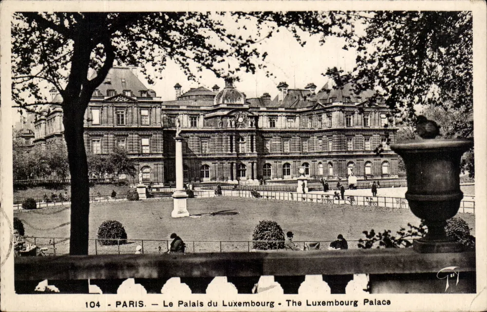 Paris — O Palácio do Luxembourg — n° 104 - Frente