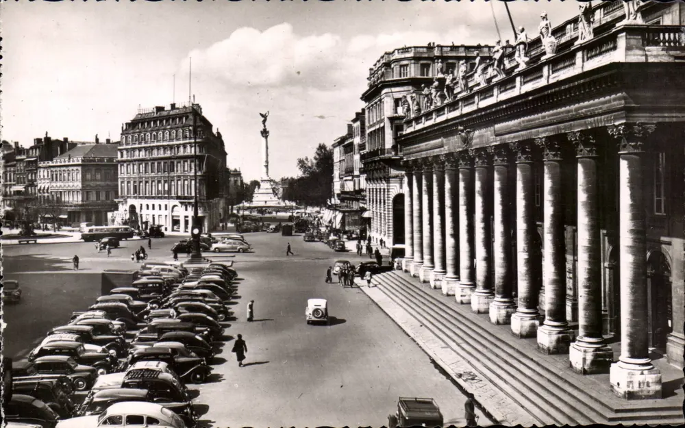 Bordeaux — Place de la Comédie, Grand Théâtre — Édition & Cliché Frères - Bordeaux - Vorderseite