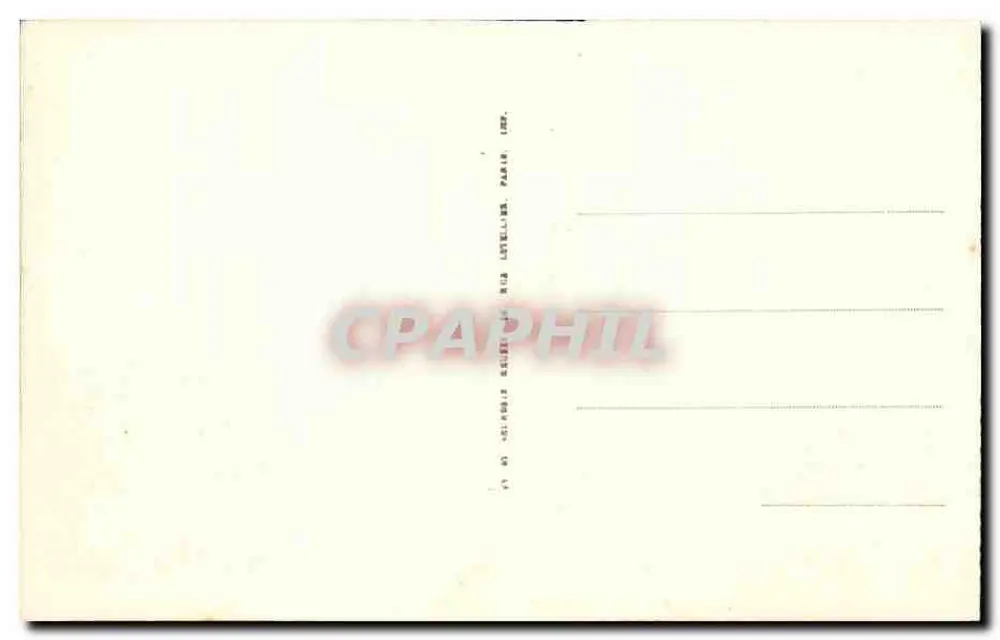 PARIS — O Hotel de Ville — LL. — n° 105 - Verso