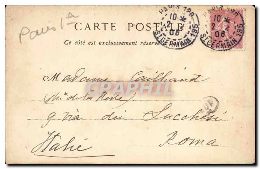 Paris - A Santa Capela — editor anônimo, n° 20 - Verso