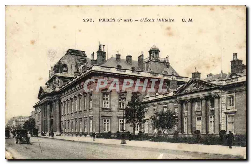 Paris (7º arrondissement) — A Escola Militar — C. M. n°297 - Frente