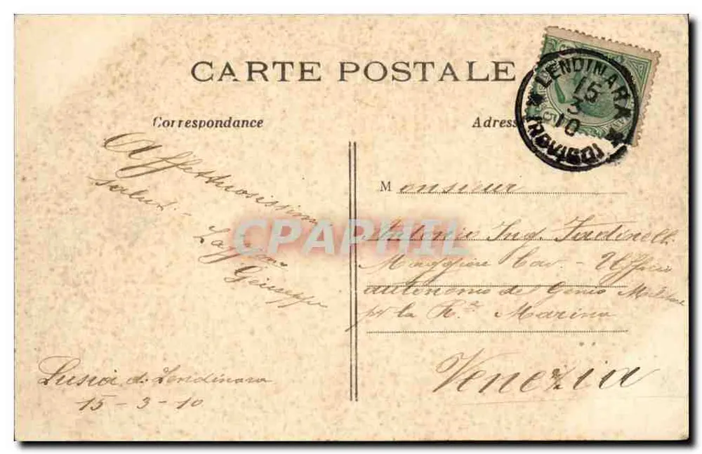 Paris — Panorama von Paris und Rue André Del Sarte — J. H. n°247 - Rückseite