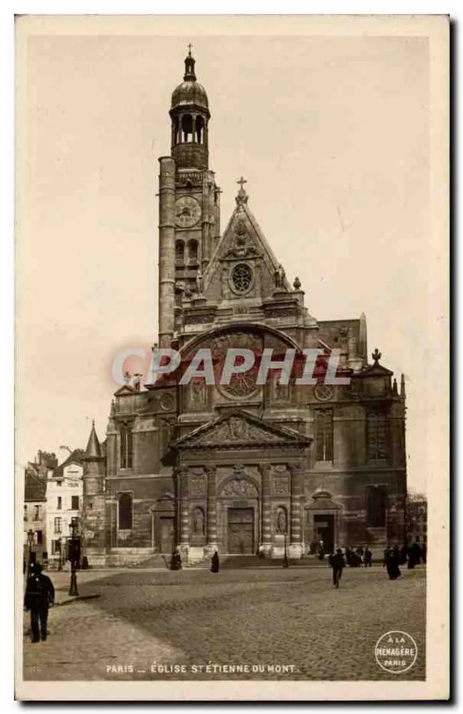 Paris — Kirche Sainte-Étienne-du-Mont — à la Némagère - Vorderseite
