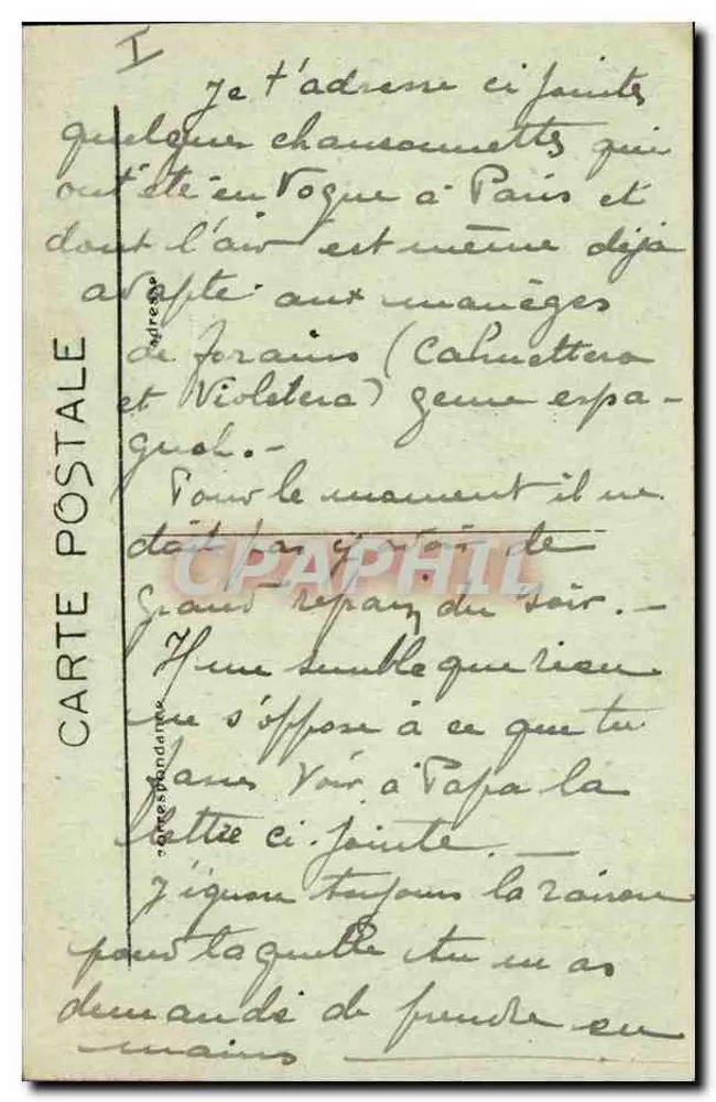 Paris — O Sacré-Cœur e o funicular de Montmartre — C. M. n°74 - Verso