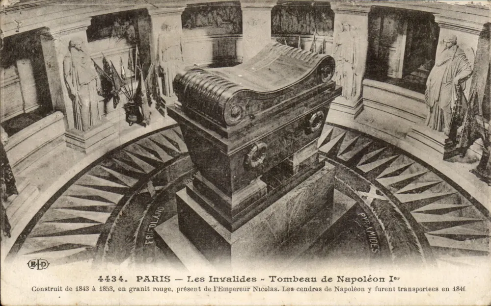 Paris - Les Invalides - Grab von Napoleon I - Verlag B.D. n°4434 - Vorderseite