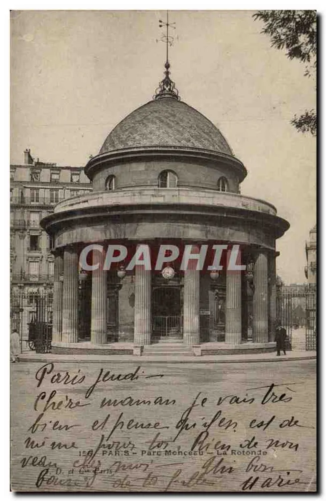 Paris - Parque Monceau - A Rotonda — editor Paris, n° 156 - Frente