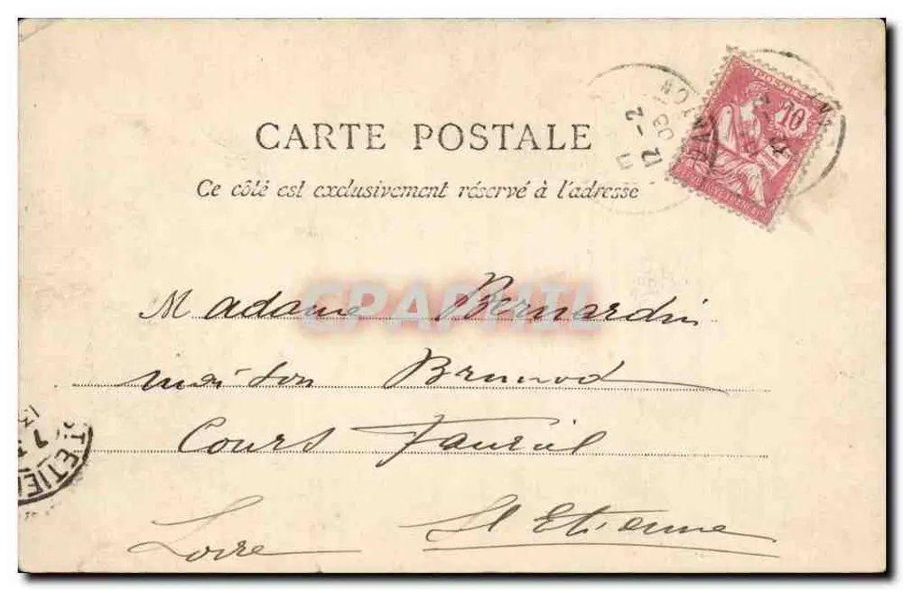 Paris - Parque Monceau - A Rotonda — editor Paris, n° 156 - Verso