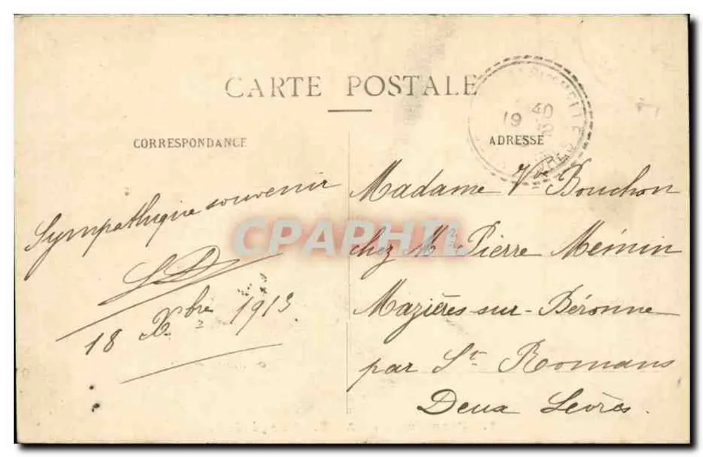 Panorama de PARIS - Vista geral — n°9 — editor PUSTE - Verso