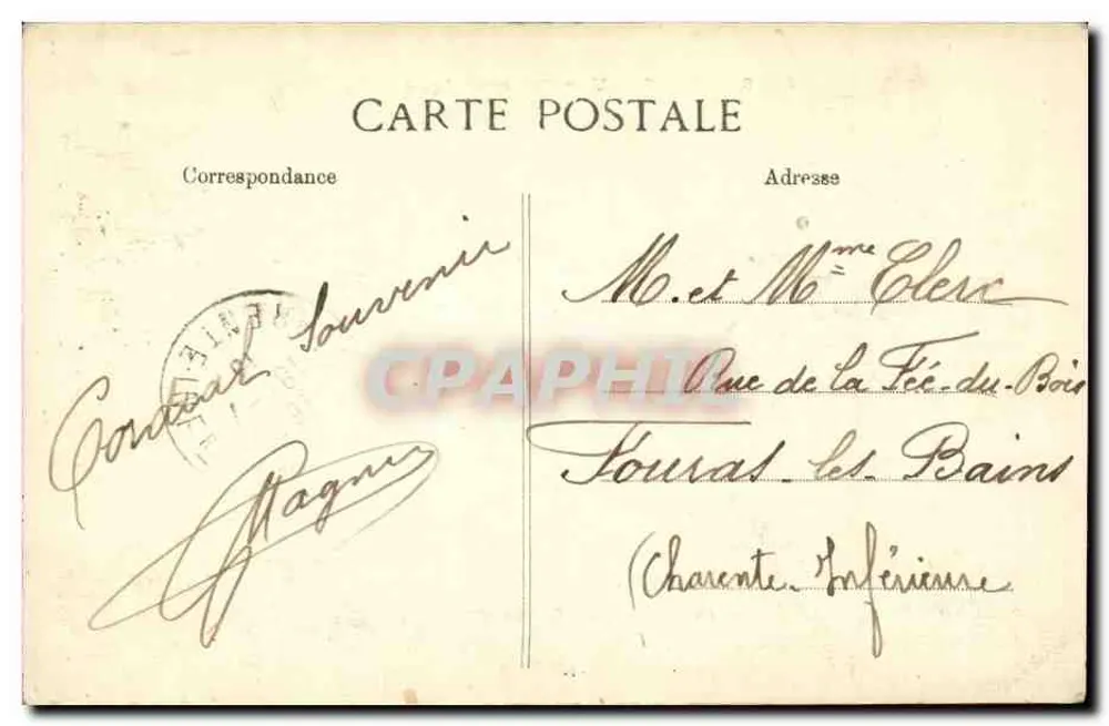 PARIS – Vista Panorâmica — République Française, n° 4058 - Verso