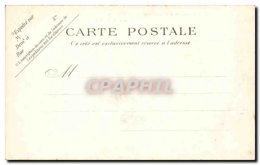 Paris — Colunata do parque Monceau — editor não identificado, n° de série 414 - Verso
