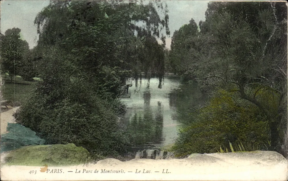 PARIS — Le Parc de Montsouris — Le Lac — LL. — N° 403 - Front