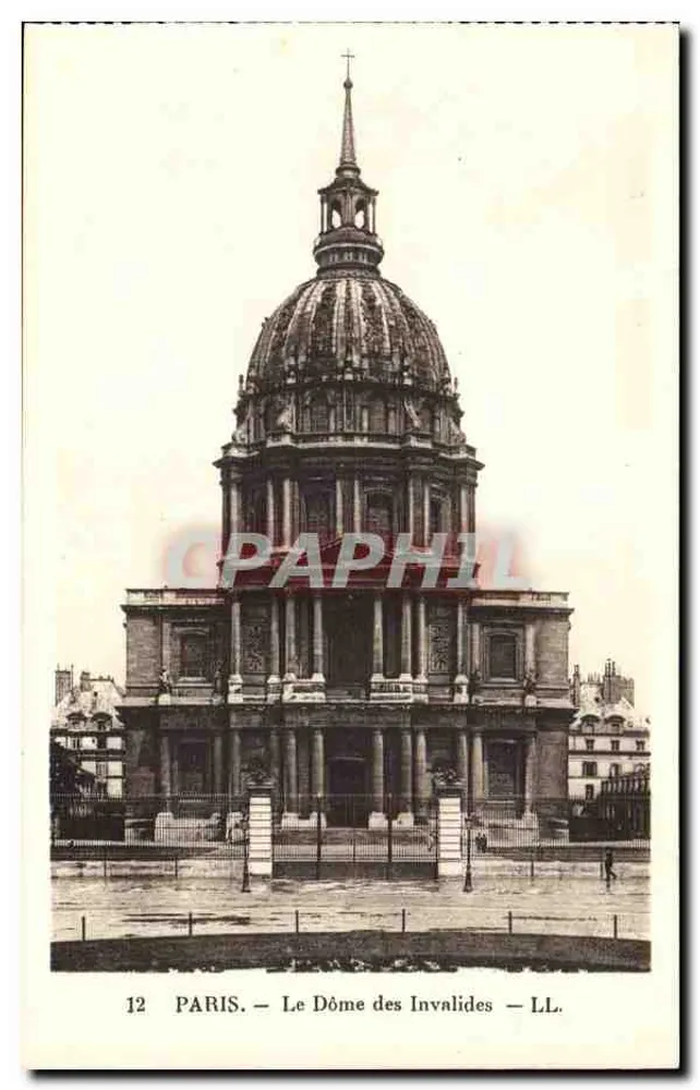 Paris — O Domo dos Invalidos — LL. — n°12 - Frente