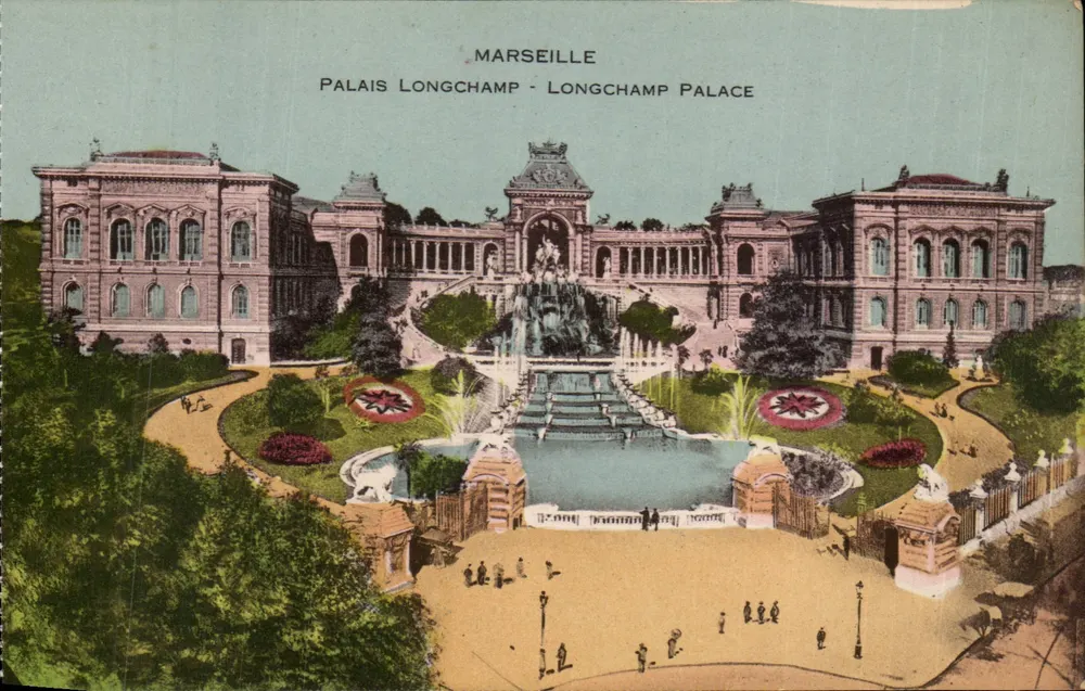 Marseille — Palais Longchamp - Longchamp Palace - Frente