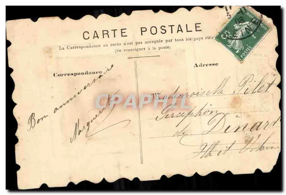 Chasseur au bord d'un lac — Mille & Bons Baisers — éditeur Mille & Bons Baisers - Verso