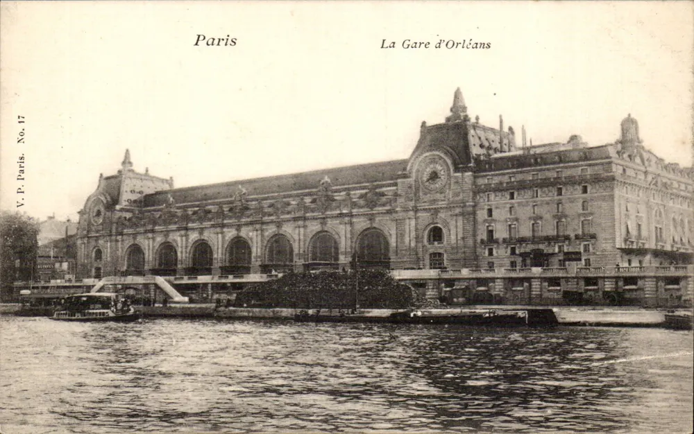 Paris — A Estação de Orleães — V.P. Paris. No. 17 - Frente