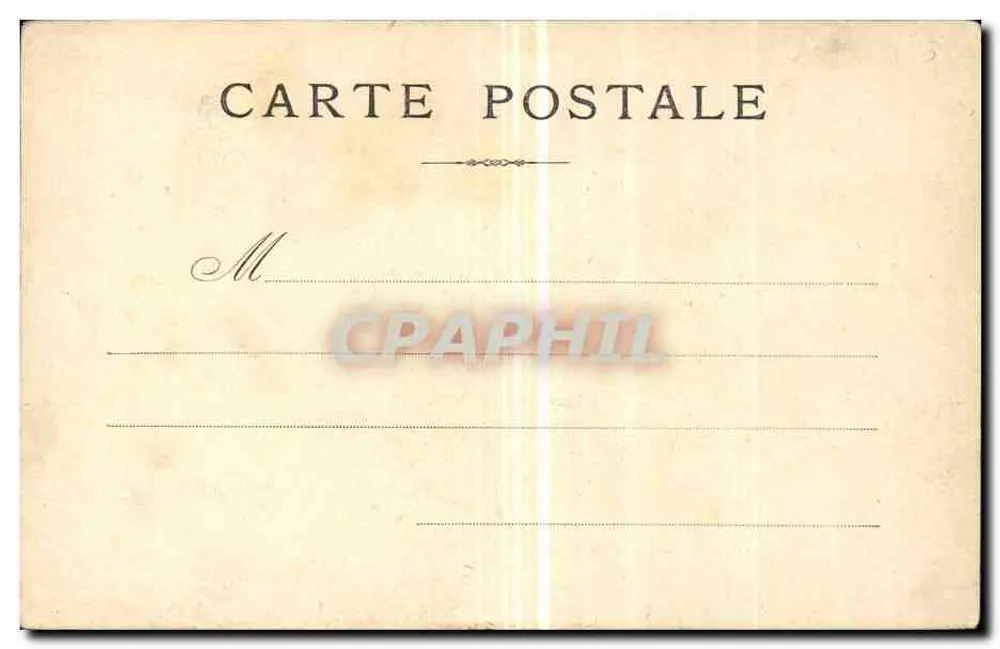 Paris — A Escola Militar — editor não visível - Verso