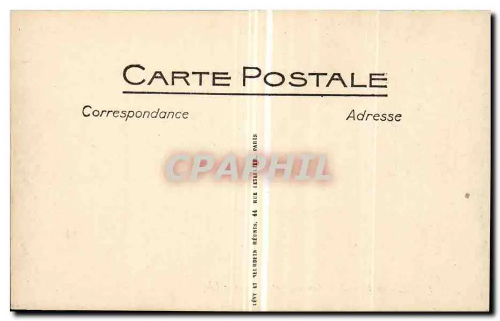 Paris - La Place de la Concorde et la Seine — Coly & Chuard, n°710 - Verso