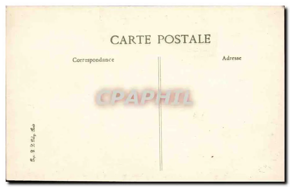 Paris — Rue de Rivoli — n° 4406 - Verso