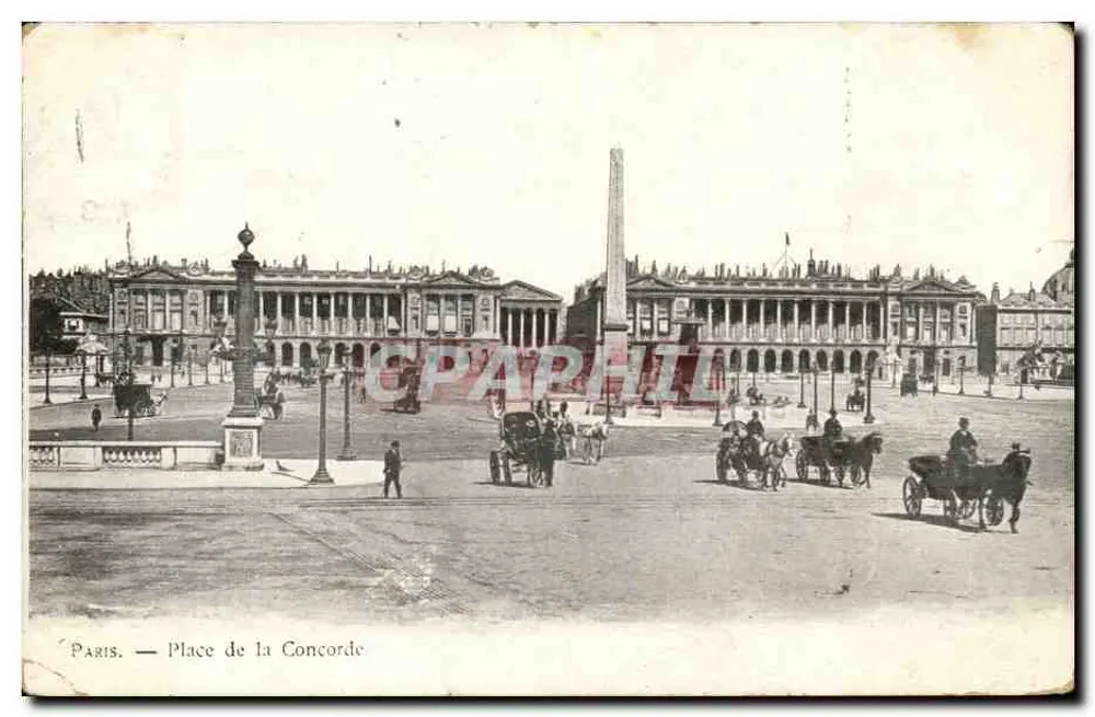 Paris — Praça da Concórdia — editor não identificado - Frente
