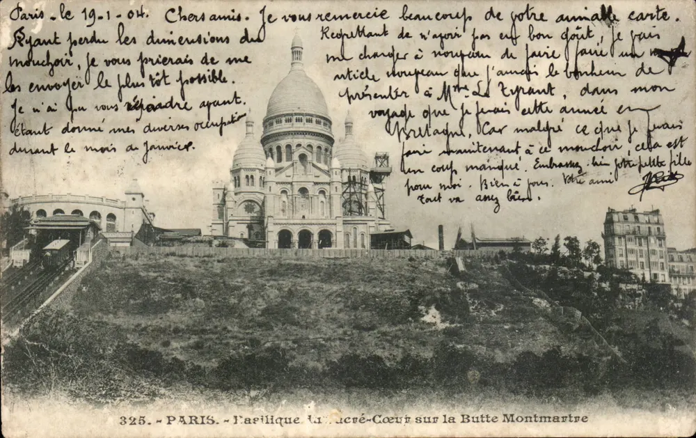 Paris — Die Basilika des Heiligen Herzens auf dem Montmartre — Verlag Paris, n° 325 - Vorderseite