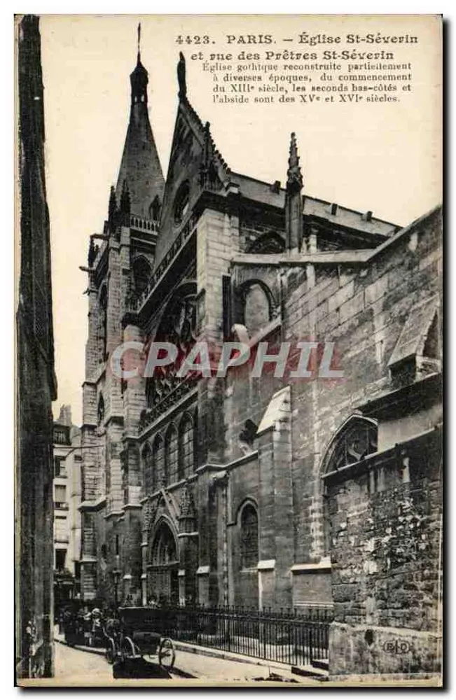 Paris — Kirche Saint-Séverin — Verlag Le Raley, Paris - Vorderseite