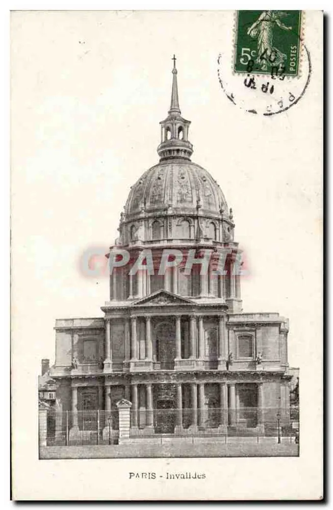 Paris - Invalides — editor não visível, número de série não visível - Frente