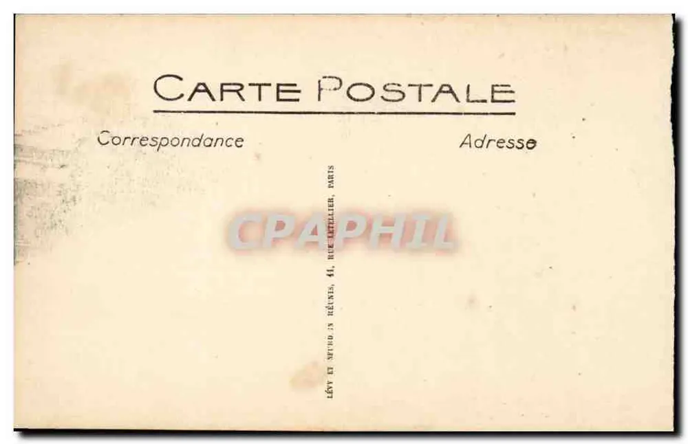 Avignon - Palacio de los Papas - Vista de la Fachada occidental - LL - Reverso