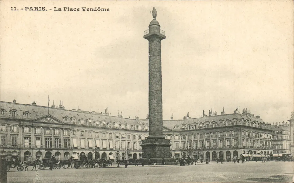 Paris - A Place Vendôme - Editor não identificado, n° de série 11 - Frente