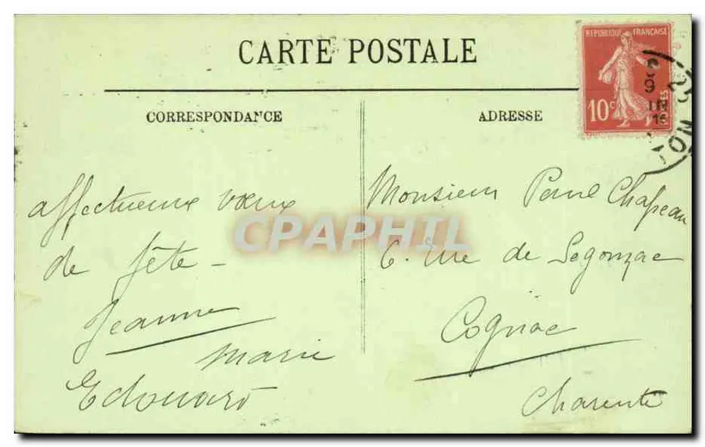 Paris — Notre-Dame — Uma Chimère — Edição L.I. n°451 - Verso
