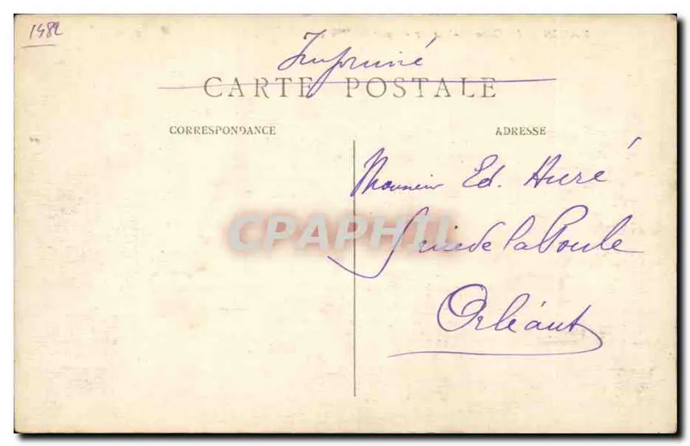 Paris — A Estação Saint-Lazare — Cour du Havre — C.M. - Verso