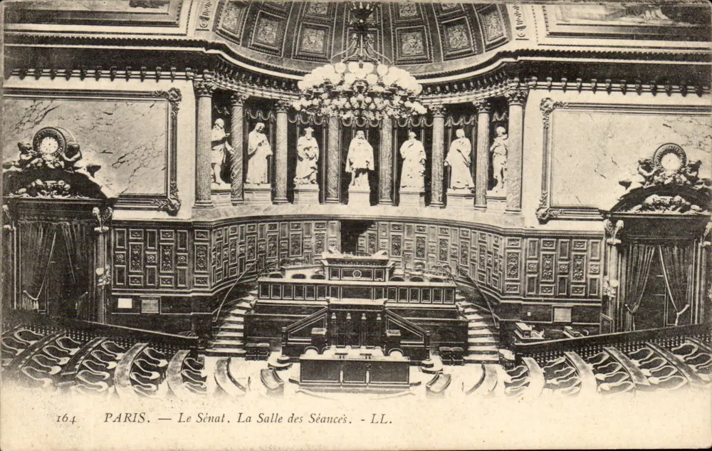 PARIS — Le Sénat. La Salle des Séances — LL. n° 164 - Recto