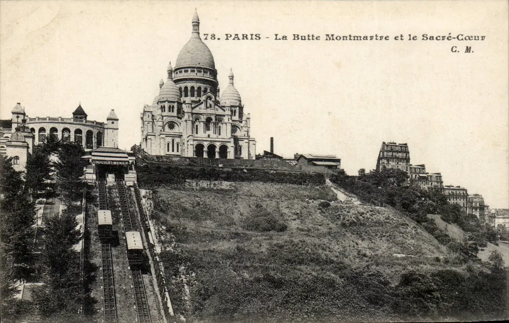 Paris - La Butte Montmartre und der Sacré-Cœur — C. M. n°78 - Vorderseite