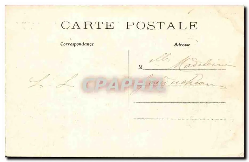 Paris - La Butte Montmartre und der Sacré-Cœur — C. M. n°78 - Rückseite