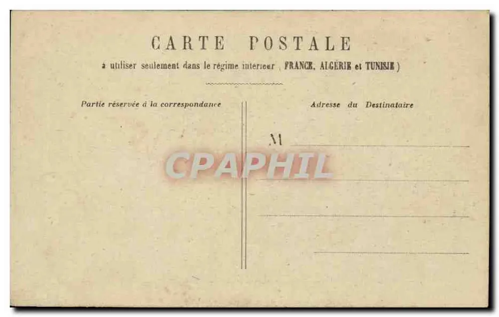 Paris - Théâtre de la Comédie Française — Außenansicht — Verlag nicht identifiziert - Rückseite