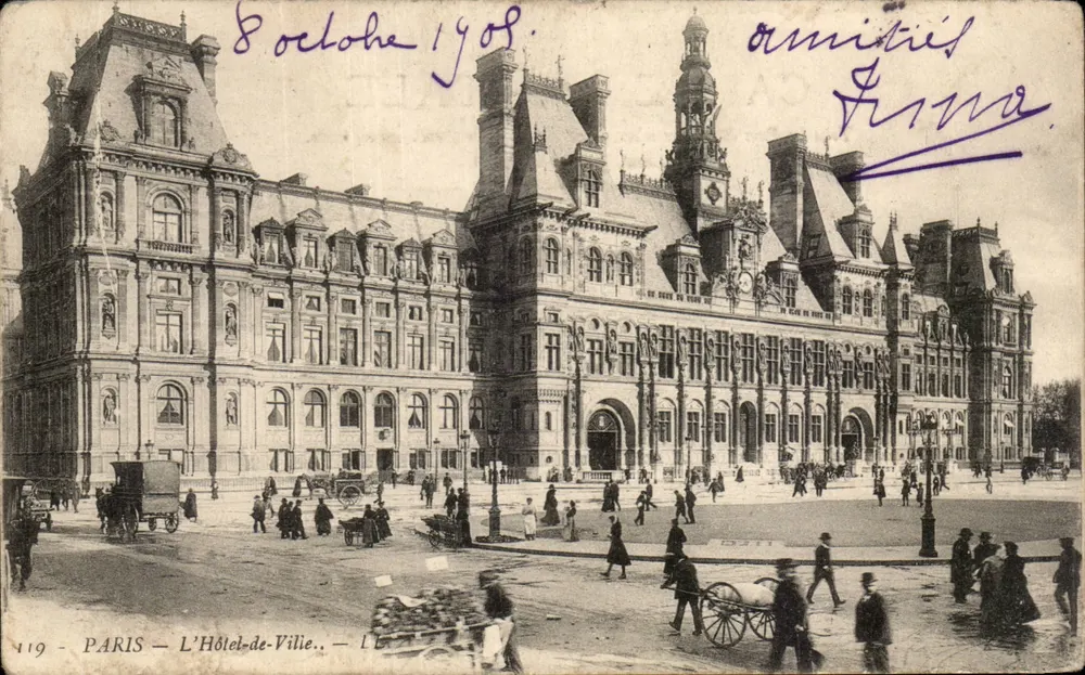 PARIS — O Hôtel-de-Ville — LL n°119 - Frente