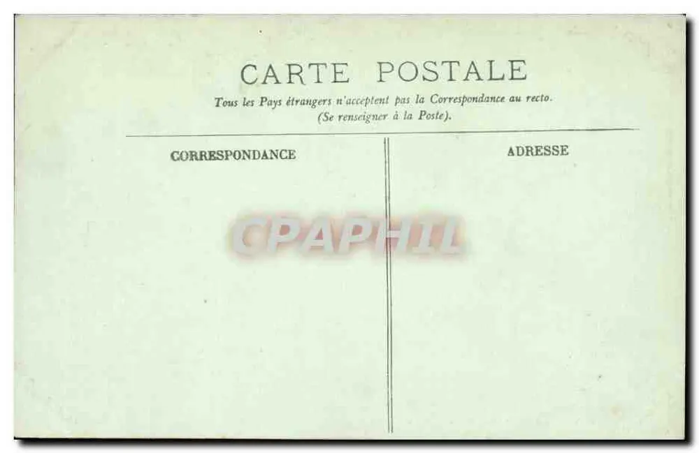 Paris — La Rue Castiglione — LL. — Place Vendôme - Verso