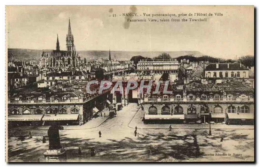 NANCY - Panoramablick vom Rathaus — Verlag: Éd. Rémus de Nancy, Nr. 35 - Vorderseite