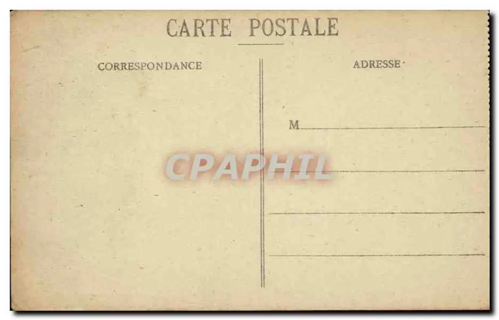 NANCY - Arc de Triomphe, vu de la Place de la Carrière — Imprimeries Réunies de Nancy, n°41 - Verso