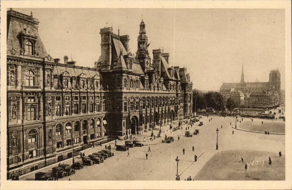 Paris — The City Hall — Éditions d'Art Yvon, Paris - Front