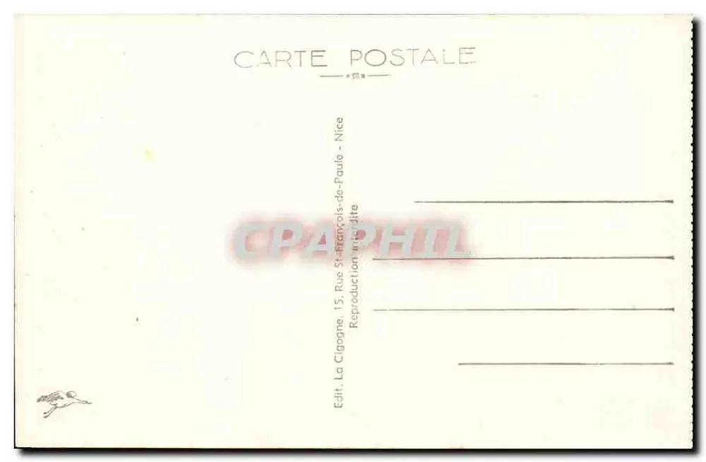 Monte Carlo — Die Gärten und das Casino — CPHAPHIL 1404 - Rückseite