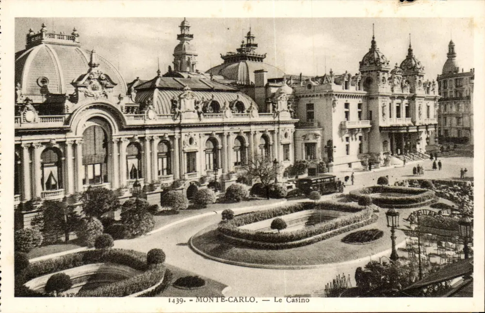 Monte-Carlo — O Casino — Editor La Cigogne, Nice, n° 1439 - Frente